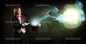 마술사 — 스톡 사진 © Khakimullin #25666515 마술사