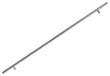 HIC Bar Pull Cabinet Handle Brushed Nickel Solid Steel, 24 X 30 - Transitional - Cabinet And Drawer Handle Pulls - by Celeste... 