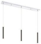 Forest 3 Light Island Light, Chrome - Modern - Pendant Lighting - by LIGHTING JUNGLE