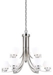 Vaxcel Lighting H0175 Metropolis 9 Light 32 Wide Chandelier - Transitional - Chandeliers - by Buildcom