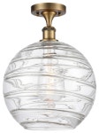 INNOVATIONS LIGHTING 516-1C-AC-G1213-12-LED Ballston 1-Light Semi-Flush Mount - Industrial - Flush-mount Ceiling Lighting - by... 