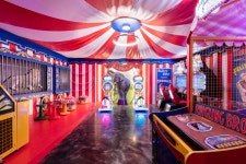 Entertainment Vacation Mansion - Arcade Room - Eclectic - Family Room - Orlando - by Louise Stapleton Interiors