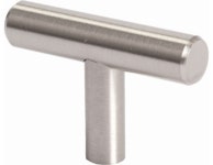 Brushed Nickel Cabinet Drawer Knob Berenson   9435-2BPN-P - Transitional - Cabinet And Drawer Knobs - by Grandview Builder, Inc.