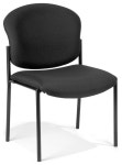 Armless Stack Chair, Black - Contemporary - Dining Chairs - by BisonOffice