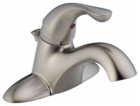 Delta 520-MPU-DST Classic Single Handle Centerset Lavatory Faucet, Chrome - Contemporary - Bathroom Sink Faucets - by HRD... 