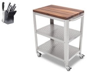John Boos 30x20 CU-CULART, 13 pc Henckels Knife Set - Transitional - Kitchen Islands And Kitchen Carts - by The Country Butler