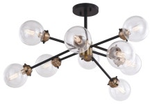 Vaxcel Lighting C0194 Orbit 4 Light 20 Wide Semi-Flush Ceiling Fixture with A - Midcentury - Flush-mount Ceiling Lighting - by... 