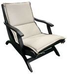 Sheldon Lounger with Cushion - Transitional - Outdoor Lounge Chairs - by Courtyard Casual | Houzz