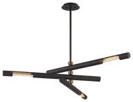 Troy Hendrix 3-LT Pendant F6885 - Chemical Bronze - Modern - Pendant Lighting - by Lighting and Locks