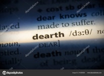Dearth — Stock Photo © Casimiro_PT #314265858 Dearth