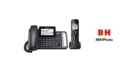 Panasonic Link2Cell KX-TG9581B 2-Line DECT 6.0 Corded KXTG9581B Panasonic Link2Cell KX-TG9581B 2-Line DECT 6.0 Corded Phone with... 