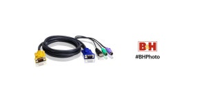 ATEN 2L-5303UP PS/2 USB KVM Cable (10) 2L5303UP B&H Photo Video ATEN 2L-5303UP PS/2 USB KVM Cable (10)