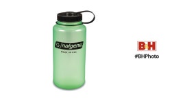 Nalgene Wide Mouth Bottle 2178-2031 B&H Photo Video Nalgene Wide Mouth Bottle (32 fl oz, Glow Green with Black Cap)