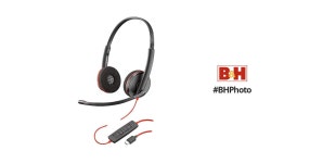 Poly Blackwire 3220 USB Type-C Corded Stereo UC Headset Poly Blackwire 3220 USB Type-C Corded Stereo UC Headset (Retail Packaging)