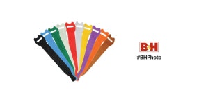 Pearstone 0.5 x 6 Touch Fastener Straps S0506-10-M B&H Photo Pearstone 0.5 x 6 Touch Fastener Straps (Multi-Colored, 10-Pack)