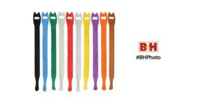 Pearstone 0.5 x 12 Touch Fastener Straps S0512-10-M B&H Photo Pearstone 0.5 x 12 Touch Fastener Straps (Multi-Colored, 10-Pack)