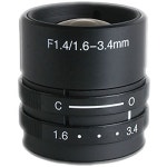 Kowa LMVZ164 1/3 1.6 to 3.4mm Varifocal Manual LMVZ164 B&H KowaLMVZ164 1/3