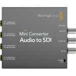Used Blackmagic Design Audio to SDI Mini Converter CONVMCAUDS2 Blackmagic Design Audio to SDI Mini Converter