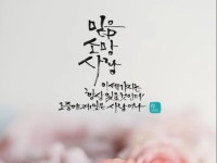 행복을 쓰는 손글씨, 마음을 전하는 감성 캘리그라피 - 크몽