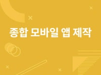 AOS 종합 모바일 앱개발 앱제작 해드립니다 - 크몽