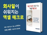 회사일이 쉬워지고 퇴근이 빨라지는 엑셀 매크로 노하우 - 크몽