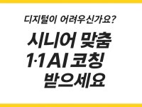 시니어 AI 교육 · 인생2막 디지털 역량 코칭 - 크몽