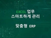엑셀 업무 탈출 맞춤형 ERP로 모두 자동화 - 크몽