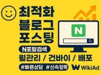 N 블로그 최적화 노출 , 모든 주제 작업 가능합니다 - 크몽