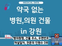 약국 없는 병원,의원 건물 주소 in 강원 개국 후보지 - 크몽