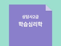 상담사2급 필기시험 대비 학습심리학 문제집 - 크몽