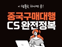 이 템플릿 하나면 끝 중국구매대행 CS 완전정복 - 크몽