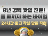 커뮤니티 카페 핫딜 바이럴 24시/AS 가능/당일 신속 - 크몽