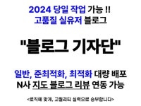 실유저 블로그기자단 일반 대량배포 준최블 최적화 블로그 - 크몽