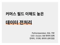 Pythonpandas·SQL 기반 데이터 전처리 - 크몽