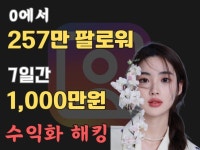 인스타그램 투잡, 부업으로 7일간 1,000만원 해킹 - 크몽