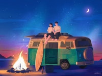 감성 일러스트 앨범자켓 앨범커버 제작해 드립니다. - 크몽
