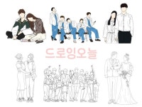 라인드로잉ㅣ일러스트ㅣ순간을 드로잉하는 추억저장소 - 크몽