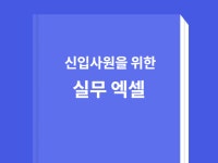 회사생활 24년차가 알려주는 신입사원용 실무엑셀 - 크몽