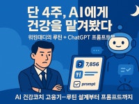 《단 4주, AI에게 건강을 맡겨봤다》ChatGPT - 크몽