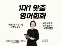 1대1 맞춤 영어회화, 왕초보부터 중급 밀착 관리 수업 - 크몽