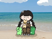 귀엽고 포근한 느낌의 일러스트 작업합니다 - 크몽