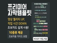 프리미어 프로 자막 템플릿 영상 편집 필수템 - 크몽 프리미어 프로 자막 템플릿  영상 편집 필수템 - 크몽