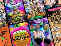 힙한포스터 파티포스터 개인소장용포스터 SNS홍보 디자인 - 크몽