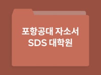 포항공과대학교 SDS 대학원 자기소개서 및 연구계획서 - 크몽