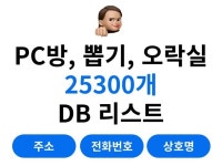 전국 PC방, 뽑기, 오락실 25300개 리스트 - 크몽
