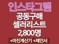 효과좋은 인스타그램 공동구매 셀러리스트2800명 - 크몽