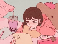 귀엽고 키치한 핀터레스트 감성 일러스트, 표지, 삽화 - 크몽