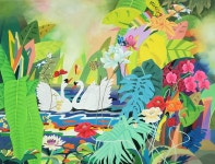 민화 창작민화 공필화 비단채색화 취미채색화 / 민화 창작민화 공필화 비단채색화 고수 - 숨고, 숨은고수  민화 창작민화 공필화 비단채색화... 