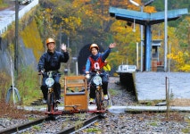 飛騨の旧神岡鉄道、18年ぶりにほぼ全線復活　レールマウンテンバイクのイベントで１日限り：中日新聞Web