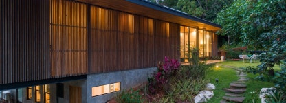 salagnac arquitectos designs casa guayacán as glowing timber volume salagnac arquitectos expresses casa guayacán as a... 